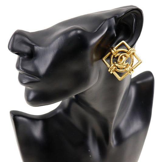 CHANEL Earring Plated Gold gold Women Used