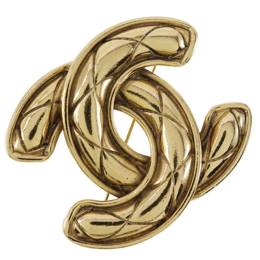Chanel Gold Plated Coco Mark Brooch