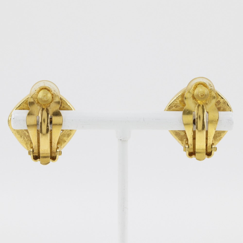 CHANEL Earring Plated Gold gold Women Used