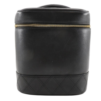 Chanel Vanity Pouch Vintage Lambskin Black