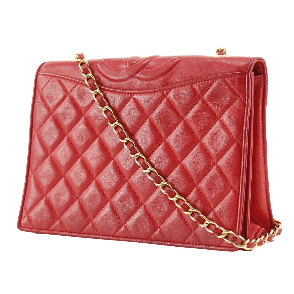 Chanel Lambskin Chain Shoulder Bag