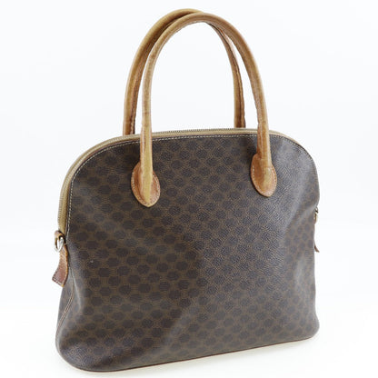 CELINE Handbag PVC Brown Macadam Women Used