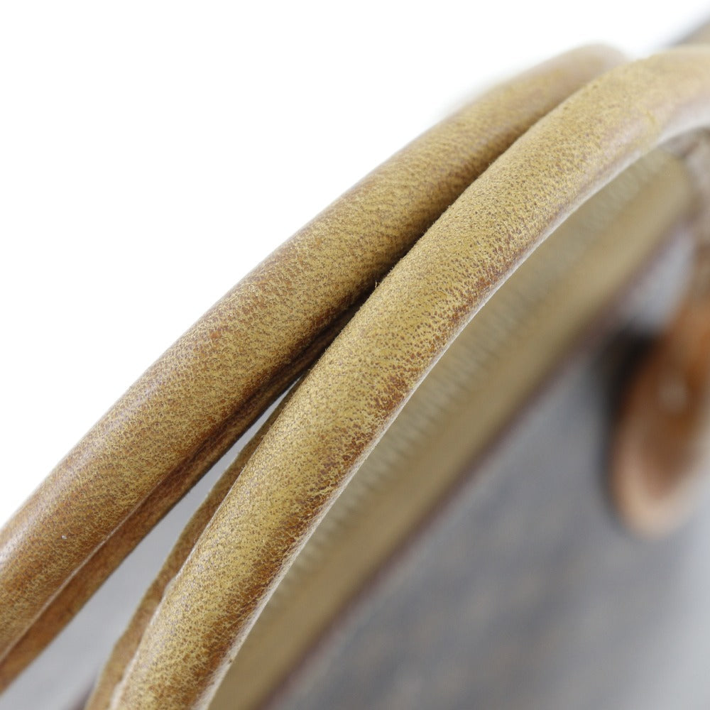 CELINE Handbag PVC Brown Macadam Women Used
