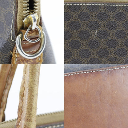 CELINE Handbag PVC Brown Macadam Women Used