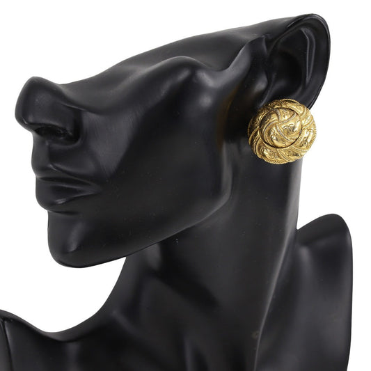 CHANEL Earring Plated Gold gold Women Used