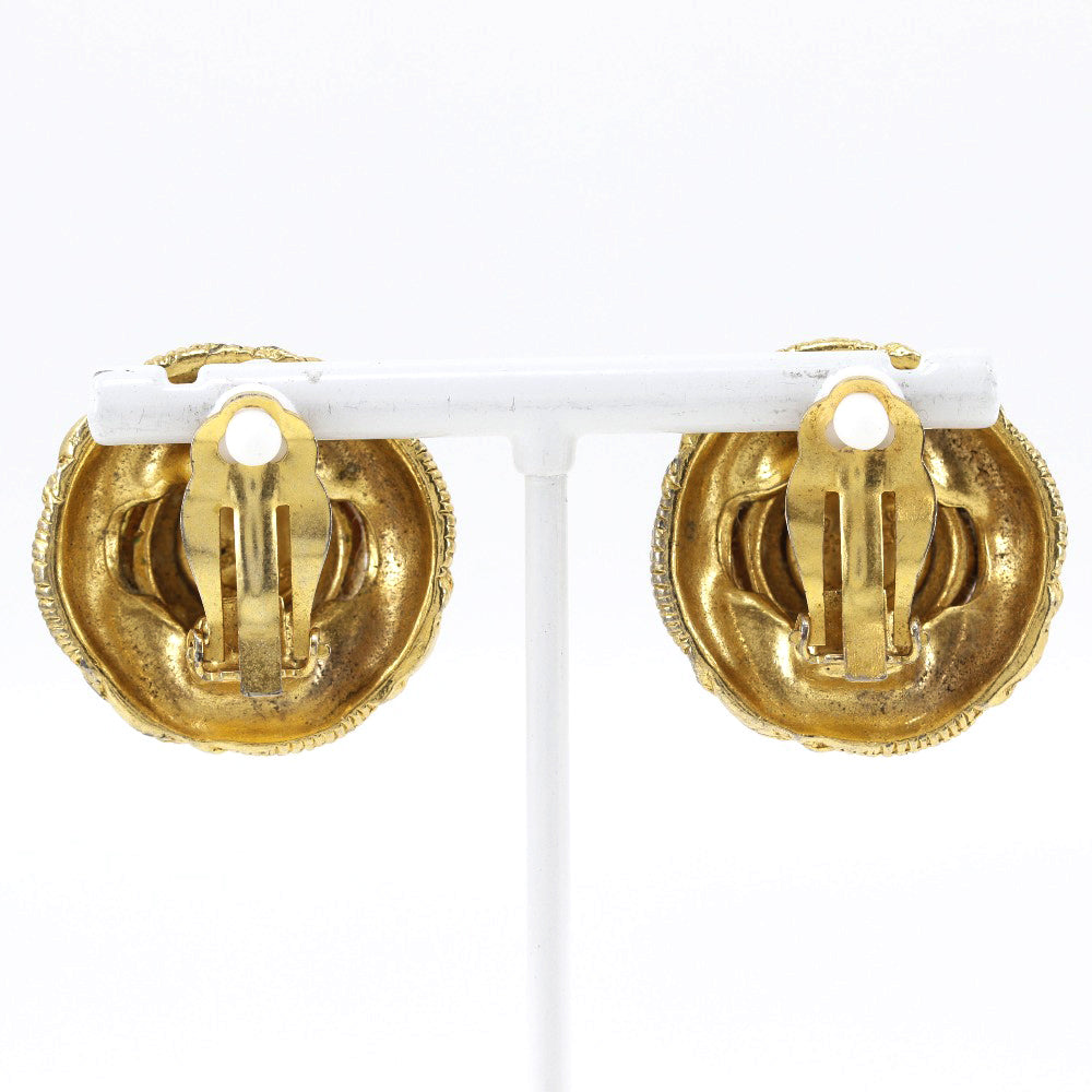 Round Clip On Earrings - '10s