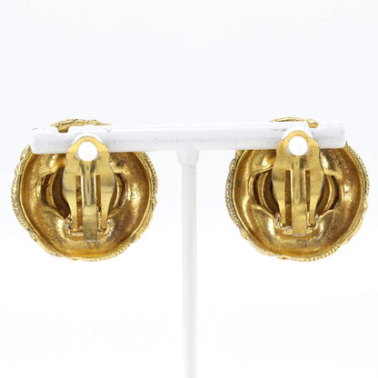 CHANEL Earring Plated Gold gold Women Used