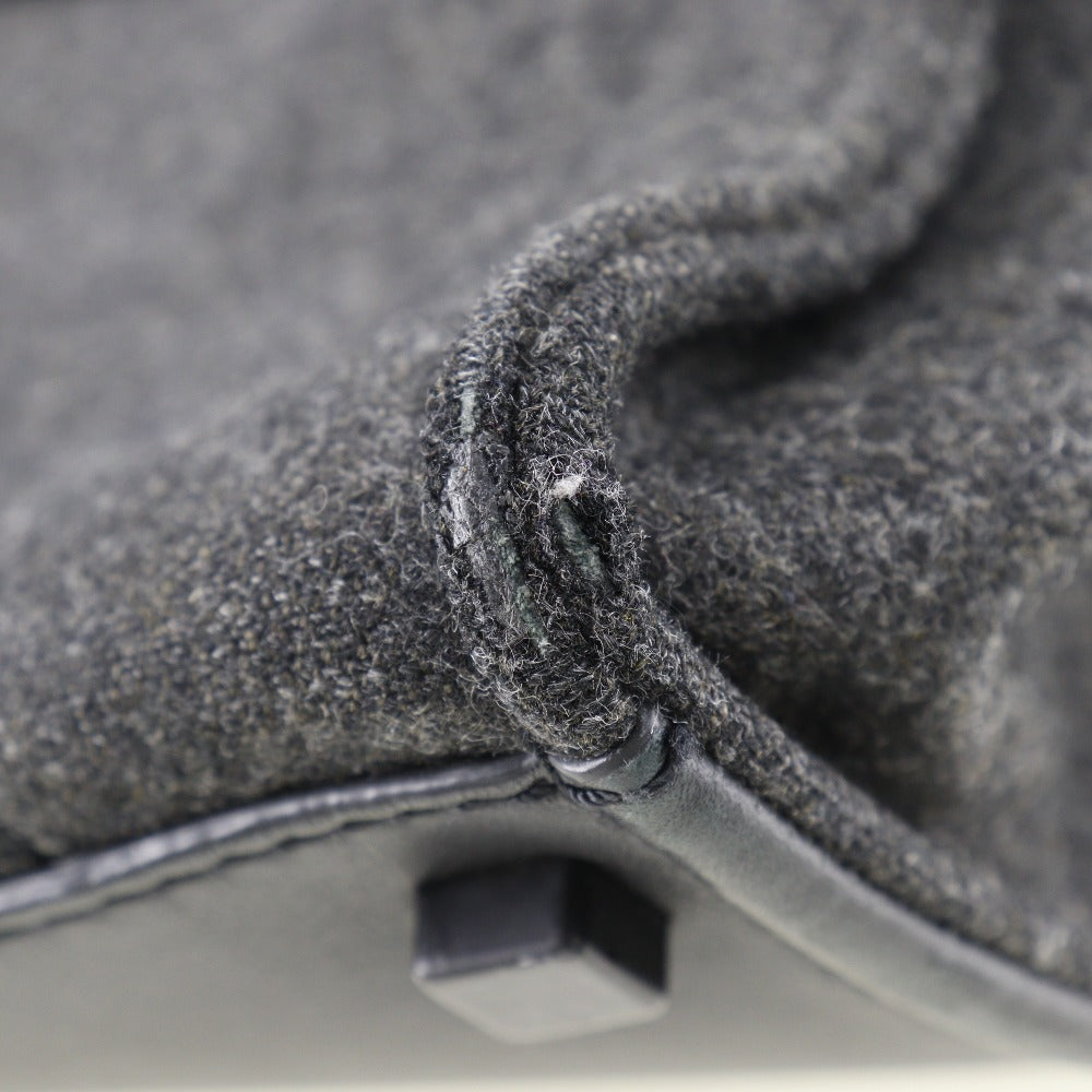 CELINE Tote Bag felt gray Luggage phantom Women Used