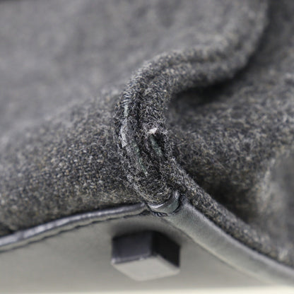 CELINE Tote Bag felt gray Luggage phantom Women Used