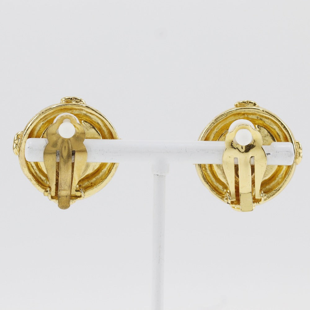 CHANEL Earring Plated Gold gold Women Used