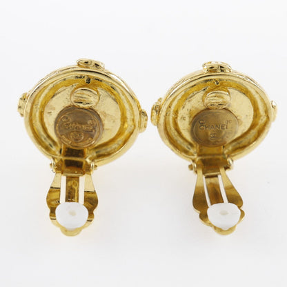 CHANEL Earring Plated Gold gold Women Used
