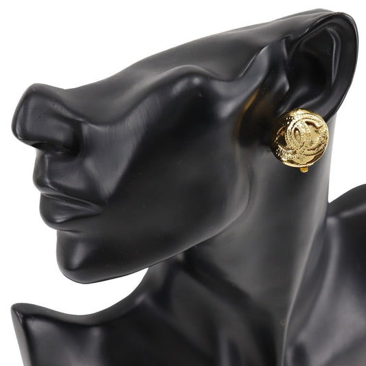 CHANEL Earring Plated Gold gold Women Used