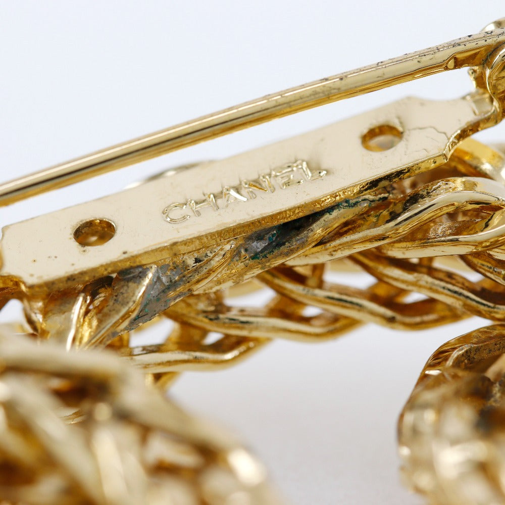 CHANEL Brooch Plated Gold gold Women New