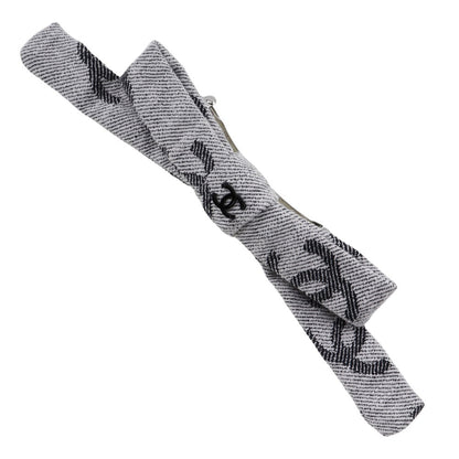 CHANEL Valletta cotton gray Women Used