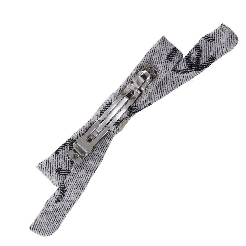 CHANEL Valletta cotton gray Women Used