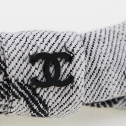 CHANEL Valletta cotton gray Women Used