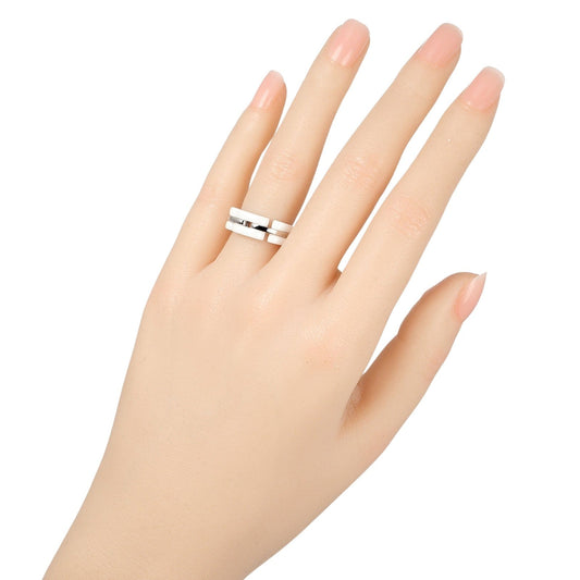 CHANEL Ring K18 White Gold, White Ceramic white Ultra Collection Women Used