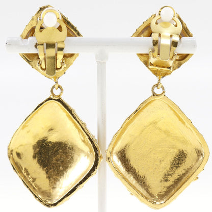 CHANEL Earring Plated Gold gold quilting Women Used