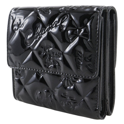 Chanel Icon Line Patent Leather Wallet
