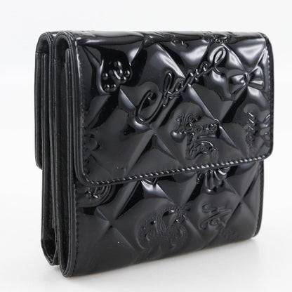 Chanel Icon Line Patent Leather Wallet