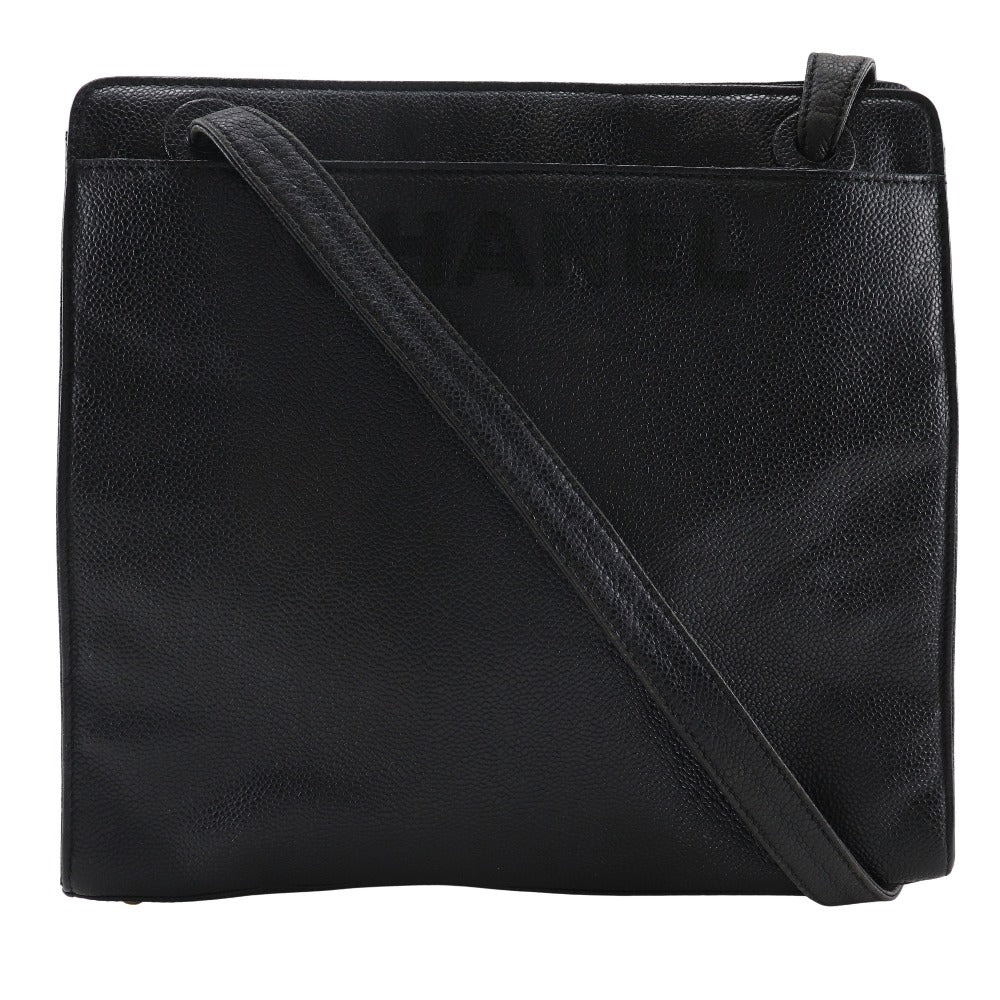Chanel Logo Caviar Skin 2way Tote Bag