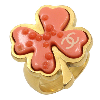 CHANEL Ring Plated Gold gold Women Used