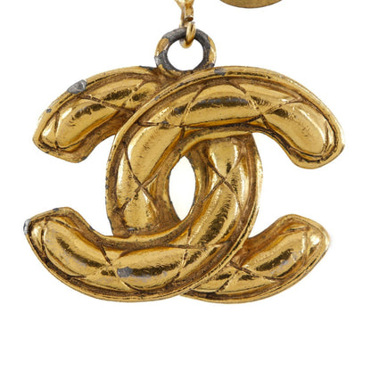 CHANEL key ring Plated Gold gold charm Women Used