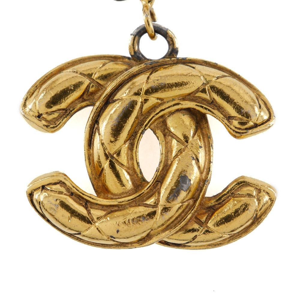 CHANEL key ring Plated Gold gold charm Women Used