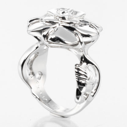 CHANEL Ring K18 white gold White gold Camelia Women Used