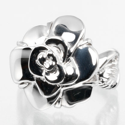 CHANEL Ring K18 white gold White gold Camelia Women Used
