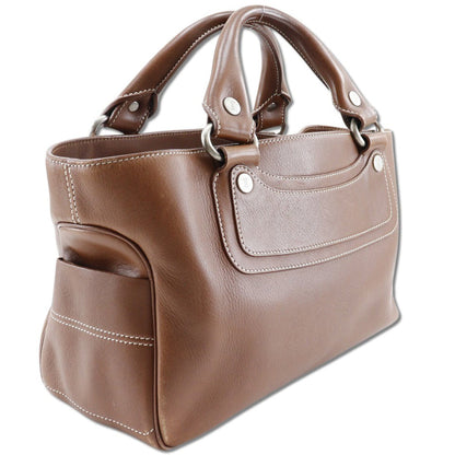 CELINE Handbag Calfskin Brown Boogie bag Women Used