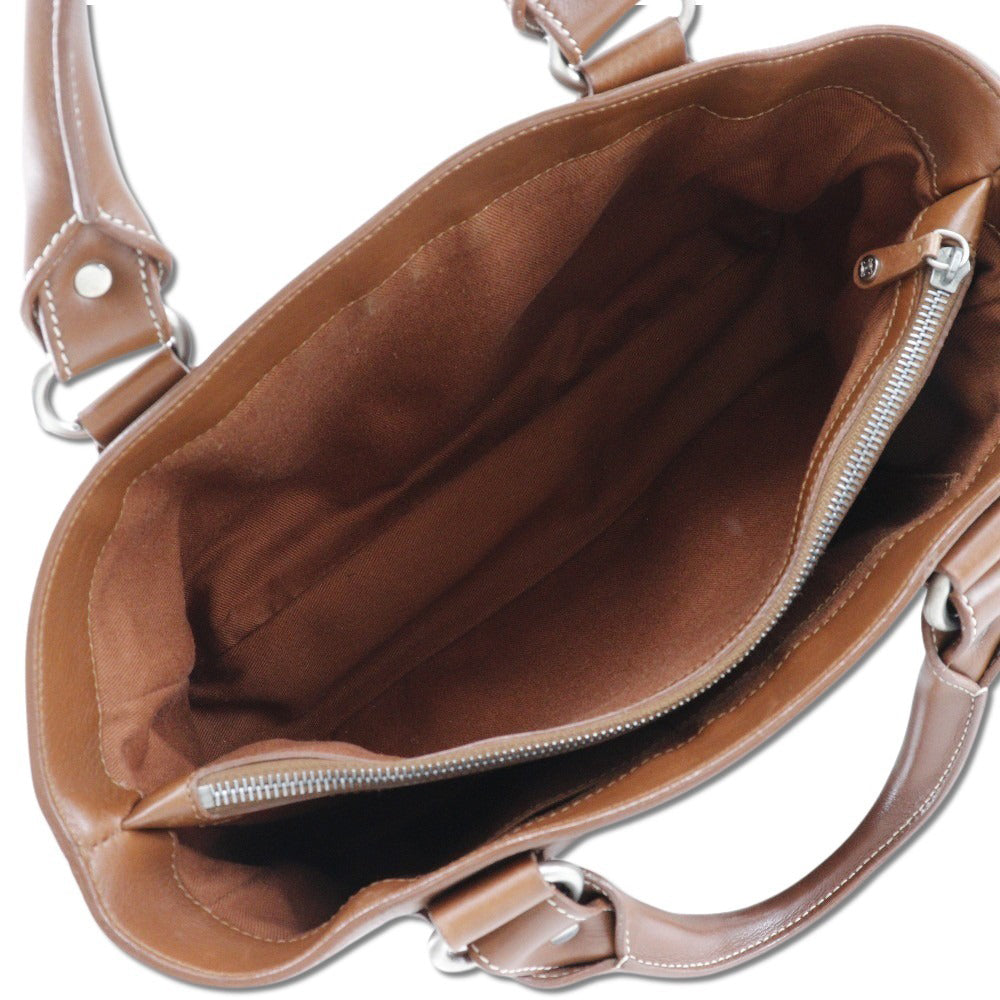 CELINE Handbag Calfskin Brown Boogie bag Women Used