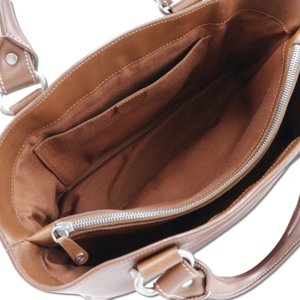 CELINE Handbag Calfskin Brown Boogie bag Women Used