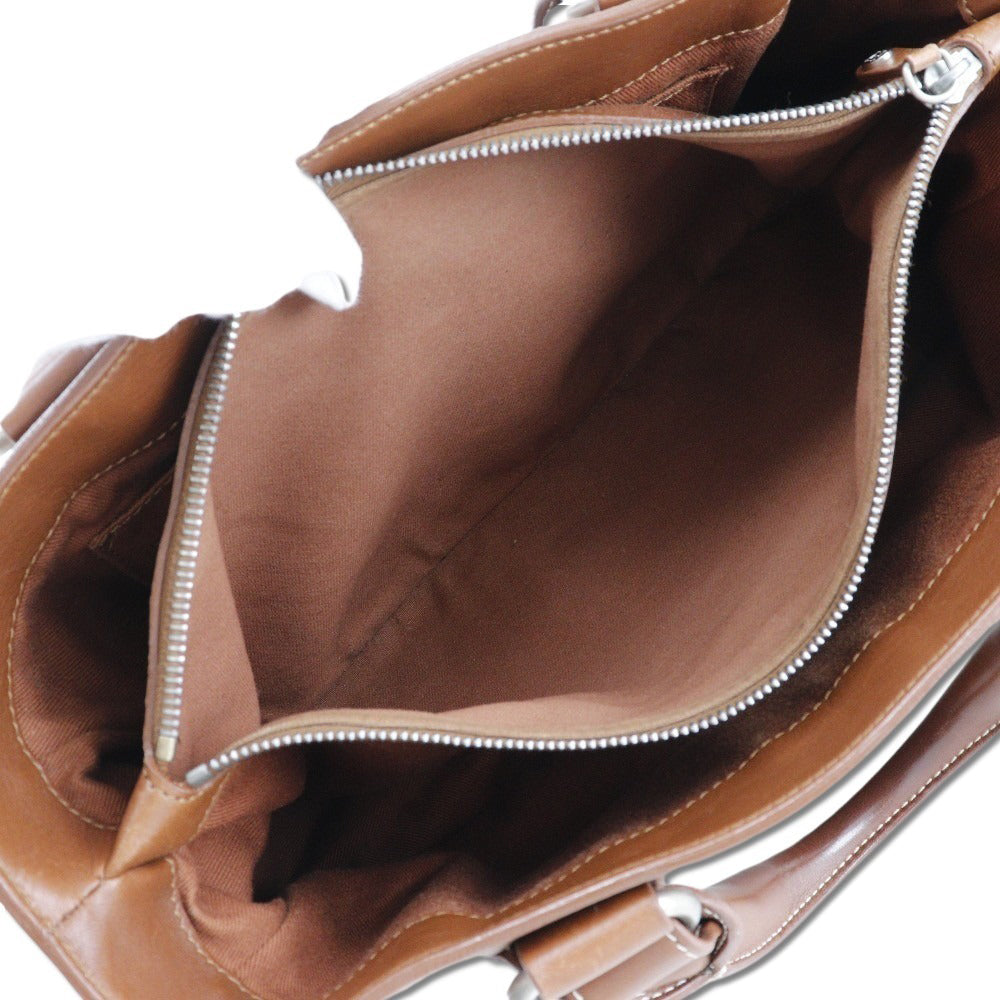 CELINE Handbag Calfskin Brown Boogie bag Women Used