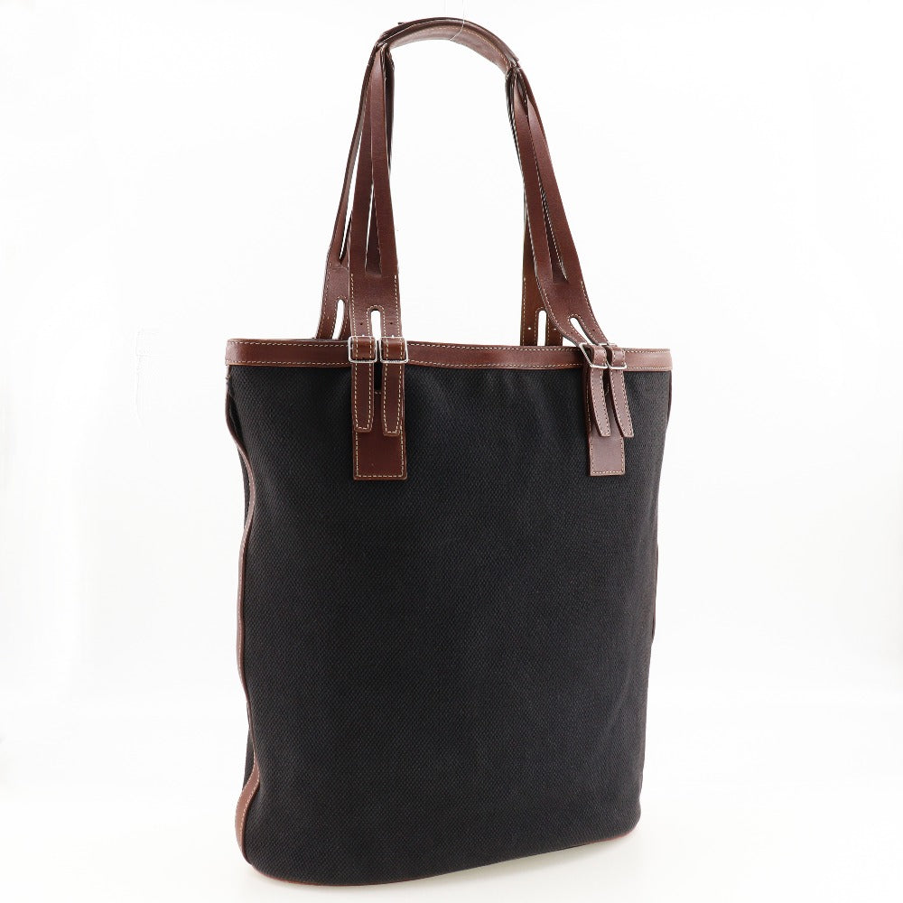 CELINE Tote Bag canvas black logo Women Used
