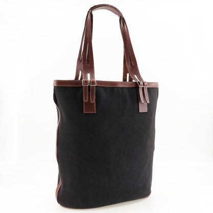 CELINE Tote Bag canvas black logo Women Used