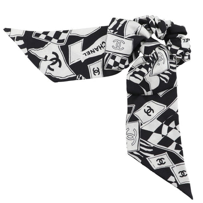 Chanel Coco Mark Silk Scrunchie