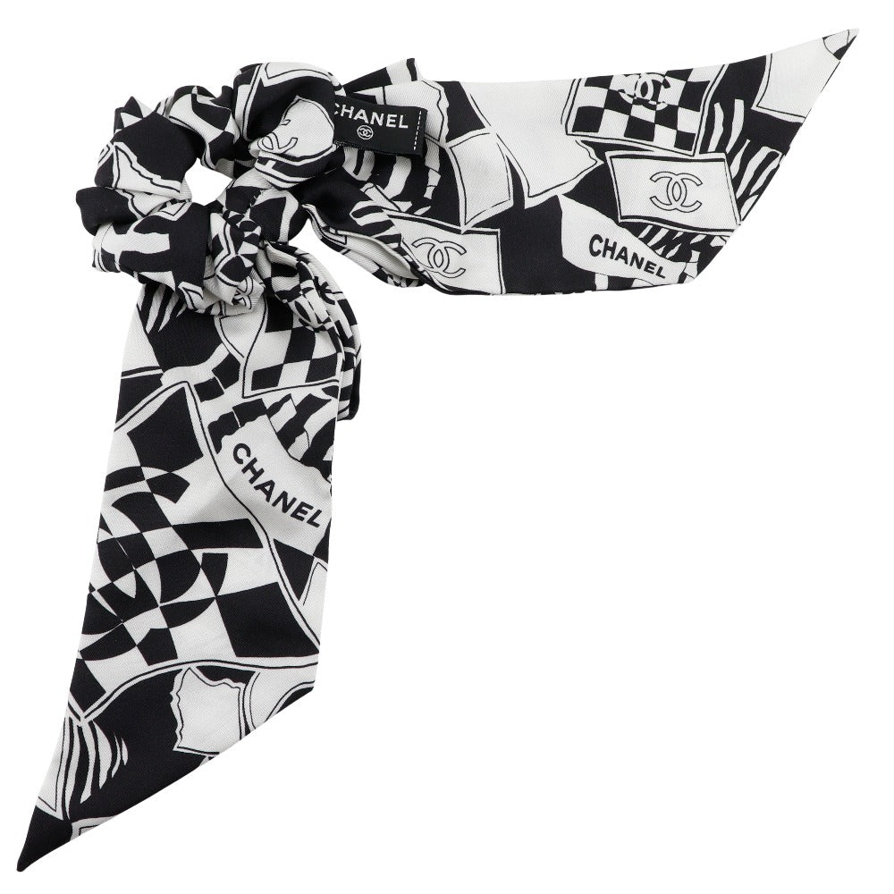Chanel Coco Mark Silk Scrunchie