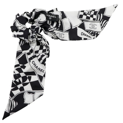 Chanel Coco Mark Silk Scrunchie