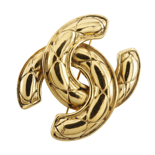 Chanel Coco Mark Matelassé Brooch