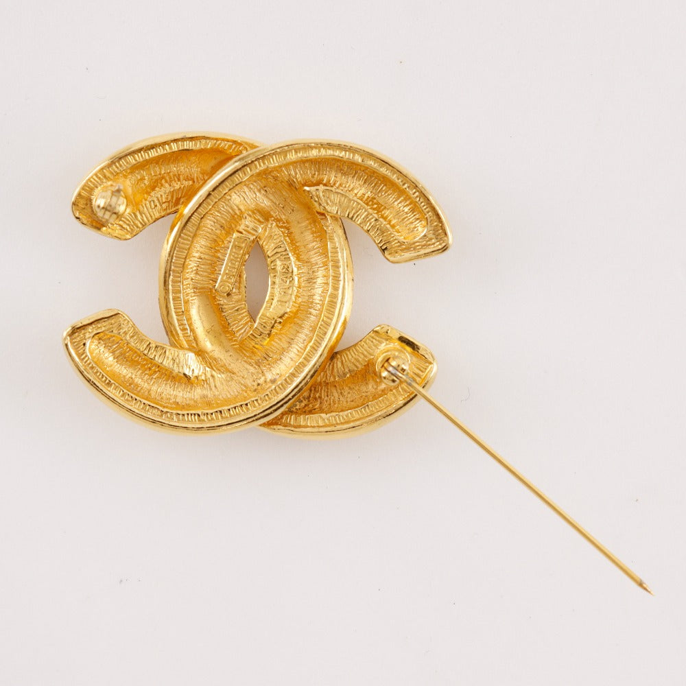 Chanel Coco Mark Matelassé Brooch