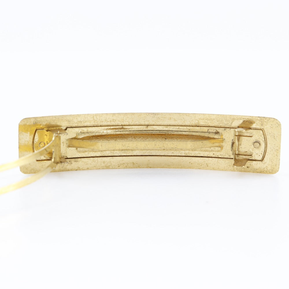 CHANEL Valletta Plated Gold gold vintage logo Women Used