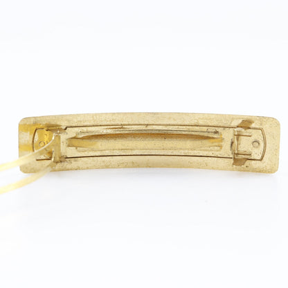 CHANEL Valletta Plated Gold gold vintage logo Women Used