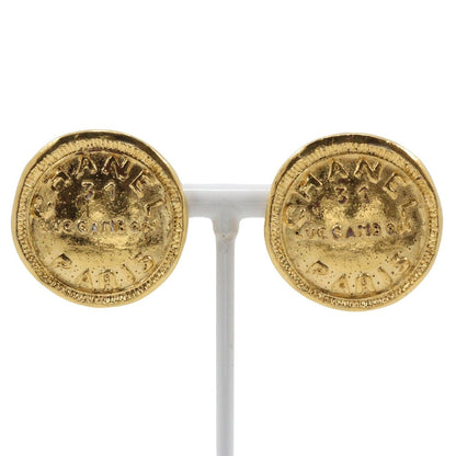 CHANEL Earring Plated Gold gold vintage 31 RUE CAMBON