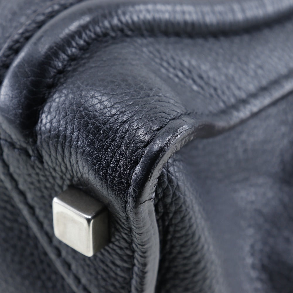 CELINE Handbag 167793 Calfskin black Micro shopper Luggage Women Used