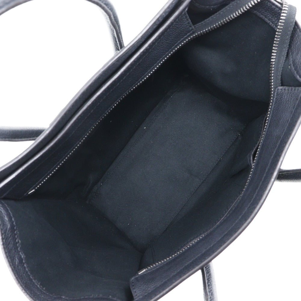 CELINE Handbag 167793 Calfskin black Micro shopper Luggage Women Used