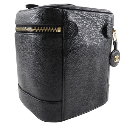CHANEL Pouch A01998 Caviar skin black COCO Mark Vanity
