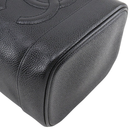 CHANEL Pouch A01998 Caviar skin black COCO Mark Vanity