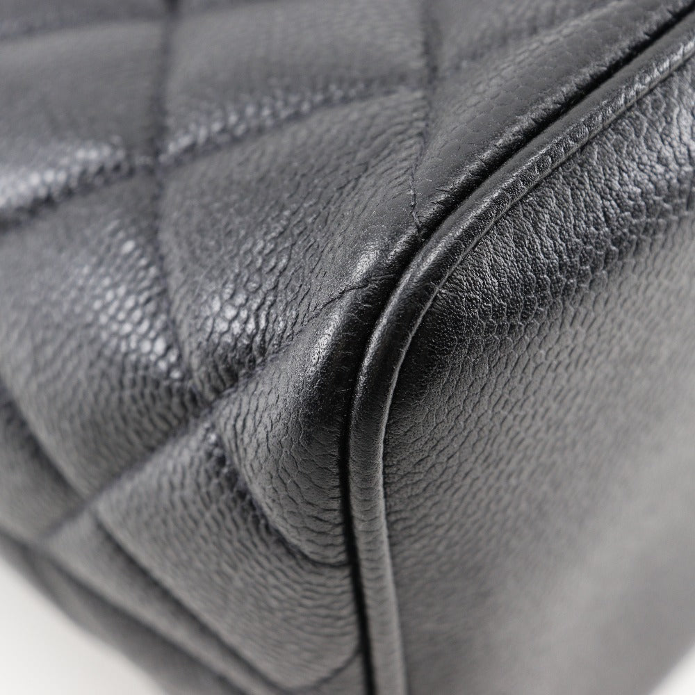 CHANEL Tote Bag A01804 Caviar skin black COCO Mark Replica Tote