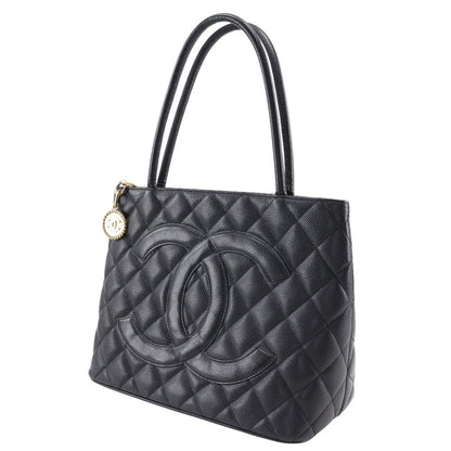 CHANEL Tote Bag A01804 Caviar skin black Replica Tote